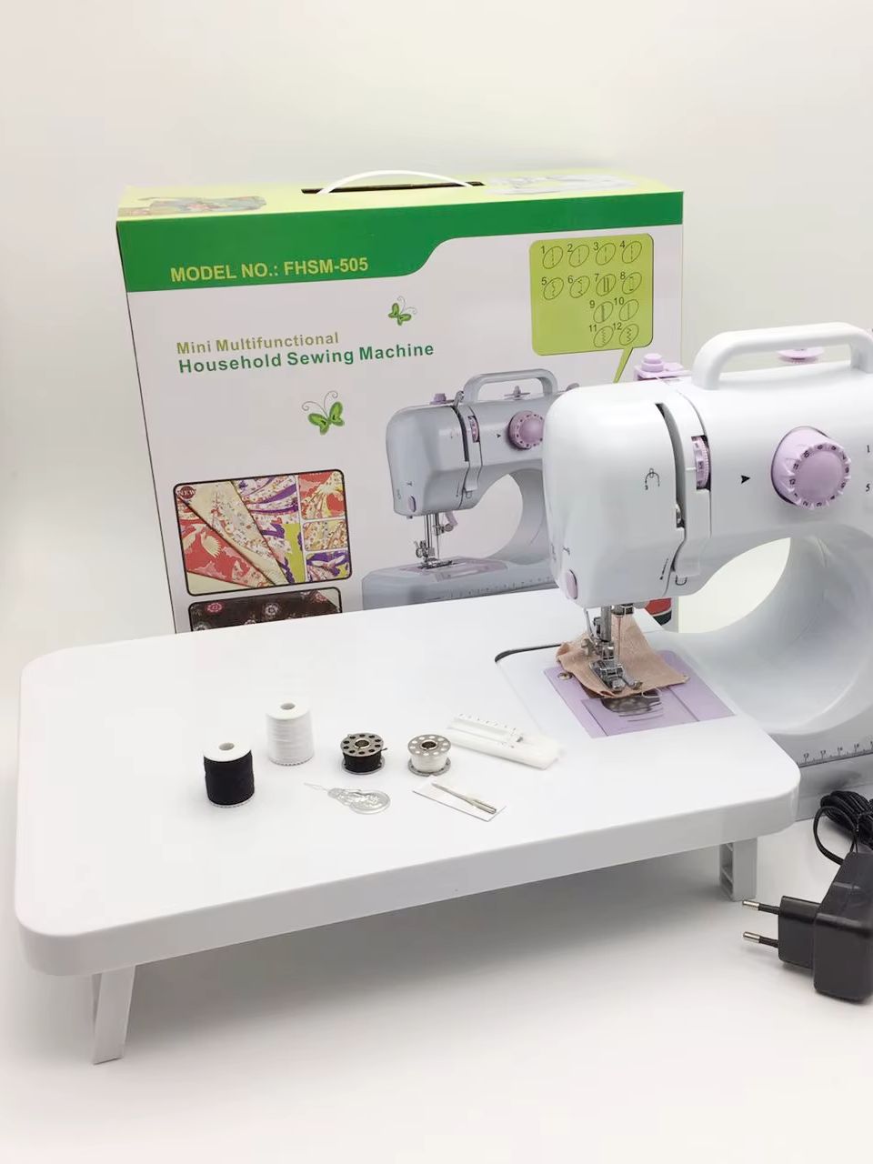 Máquina de Costura eléctrica profissional de 12 pontos